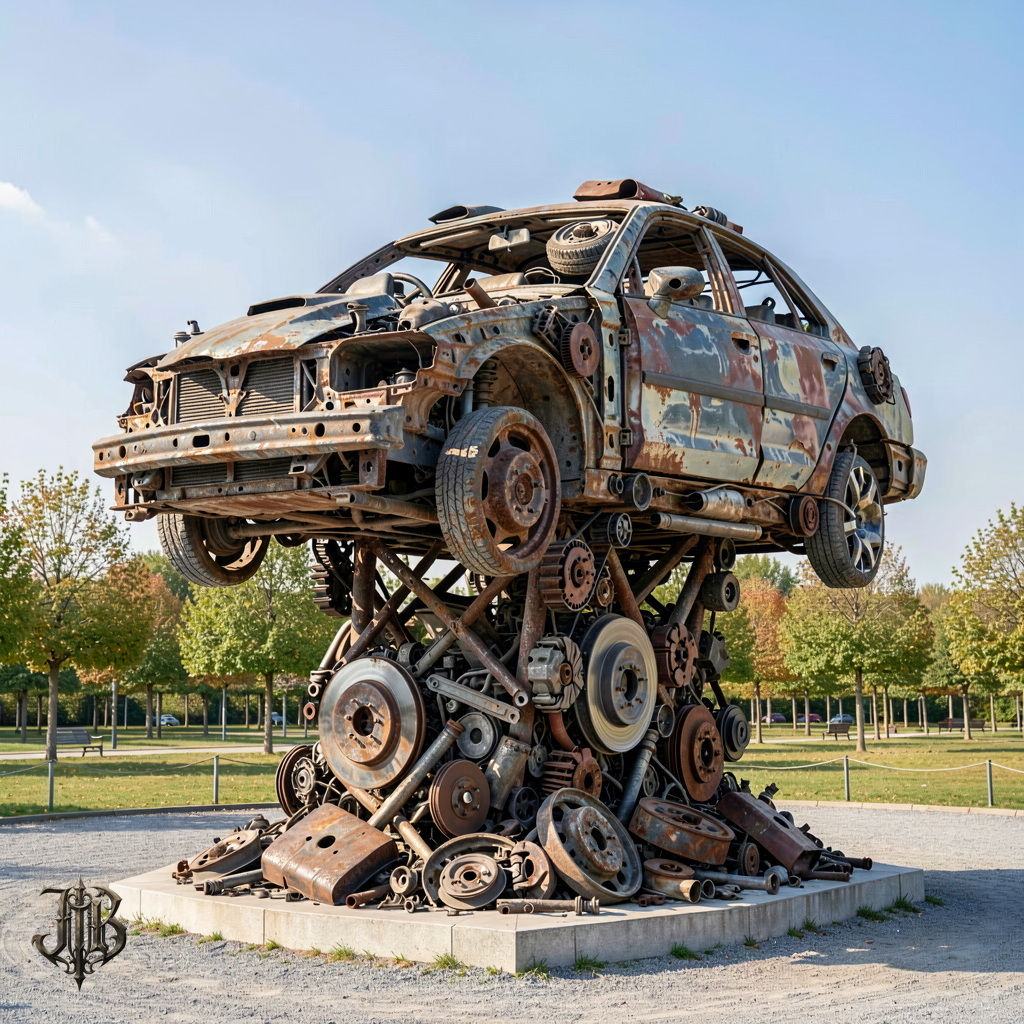 Sculptur der Fortbewegung